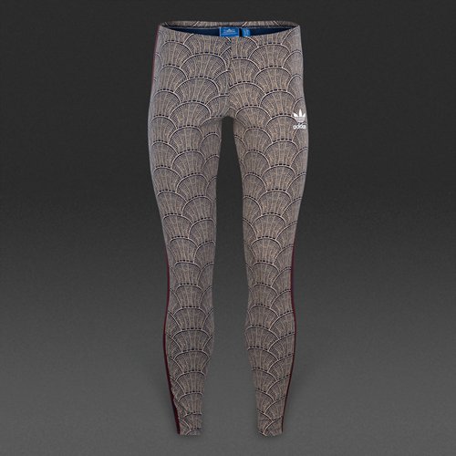 Adidas Originals Shell Tile AOP Matte Leggings Pink for Women